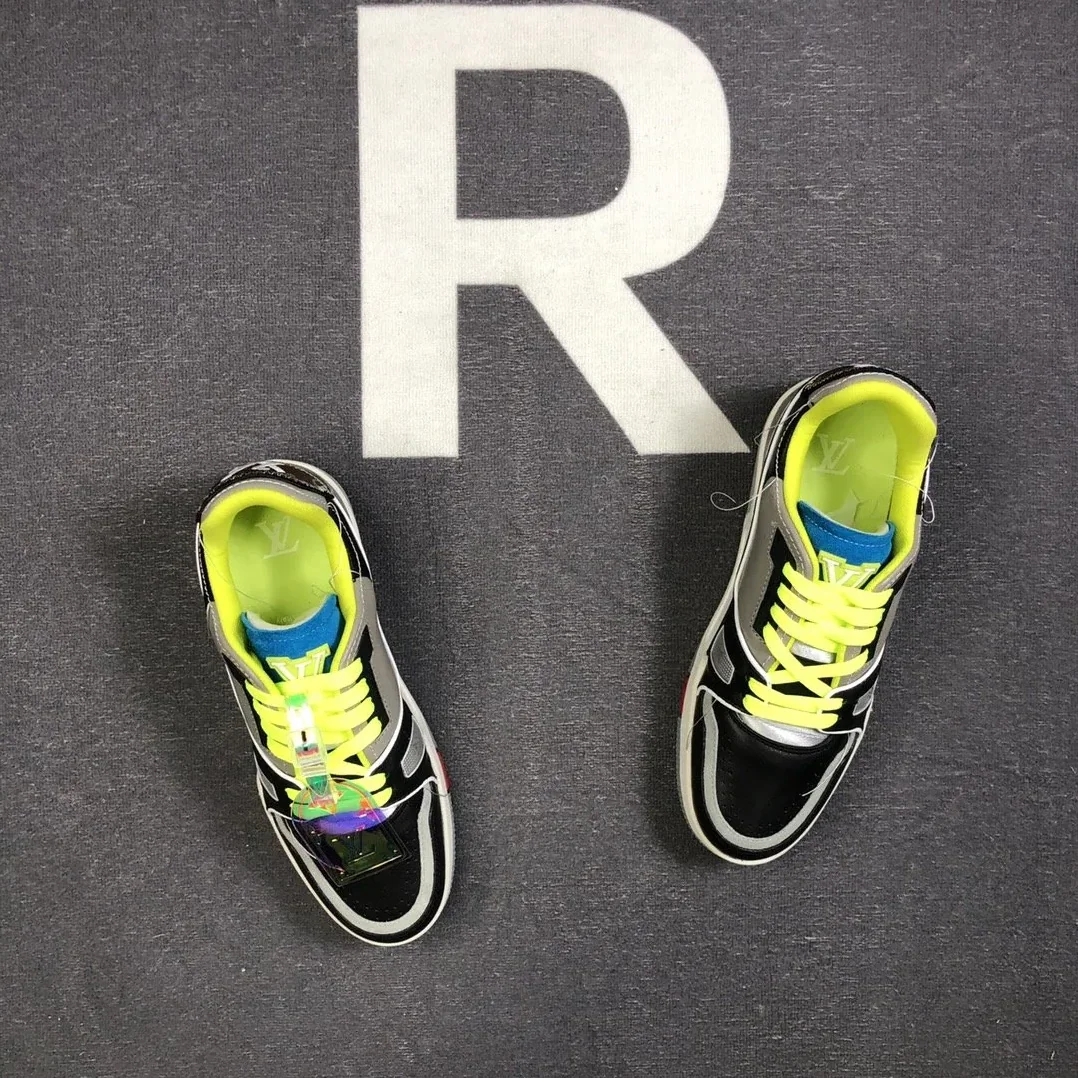Louis Vuitton Trainer Sneaker Rubber Monogram Denim Multiple Color Virgil Abloh Louis Vuitton Trainer Sneaker Rubber Monogram Denim Multiple Color Virgil Abloh