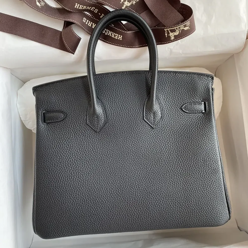 Hermes Birkin 30 Bag in Epsom Leather with Gold Hardware in Black/Gold