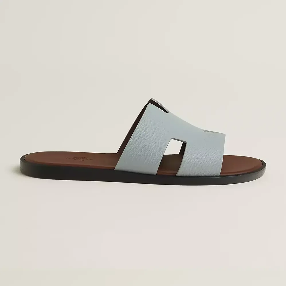 Hermes Izmir Sandal for Unisex in Light Blue Hermes Izmir Sandal for Unisex in Light Blue