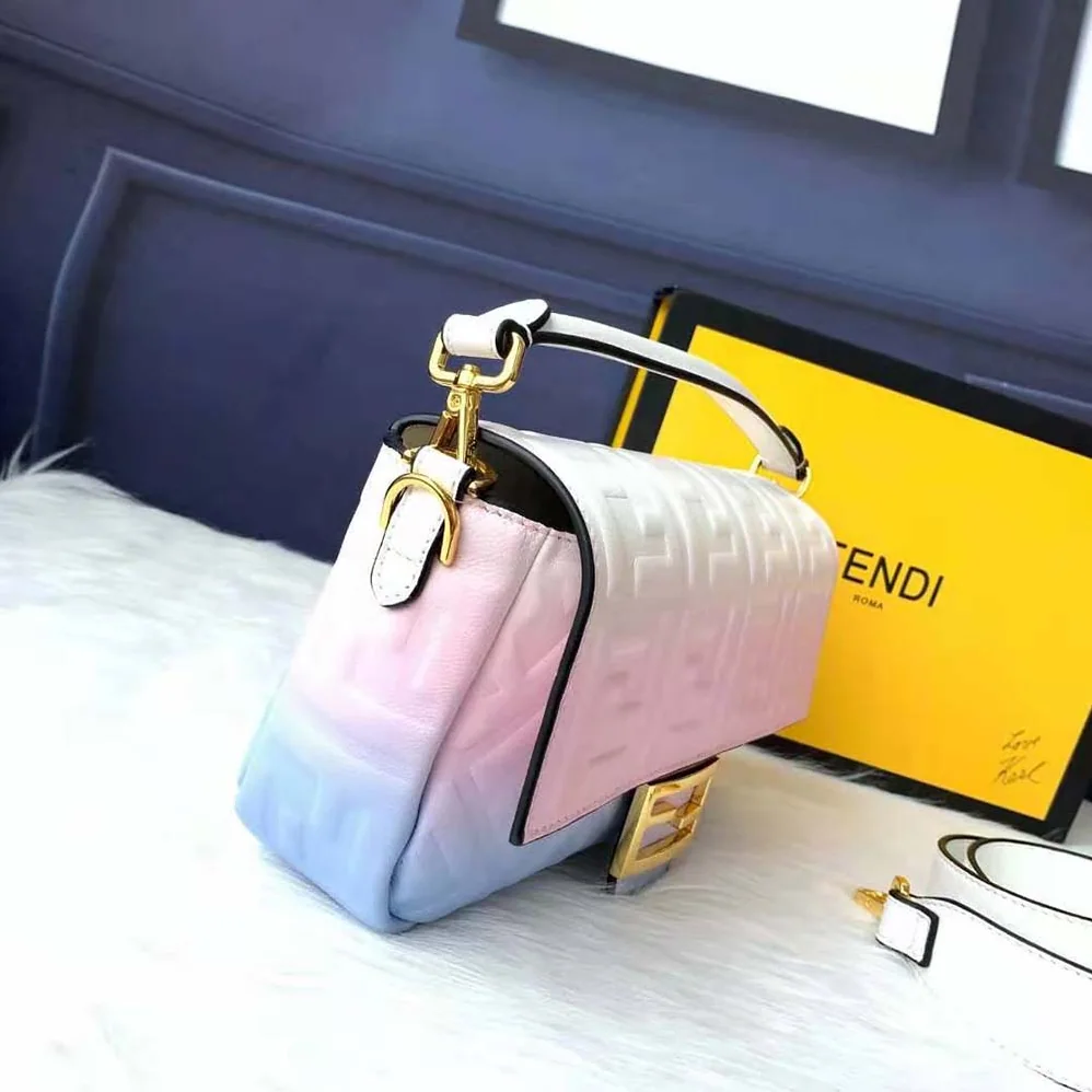 Fendi Baguette Graduated Color Nappa Leather Bag for Women Fendi Baguette Graduated Color Nappa Leather Bag for Women