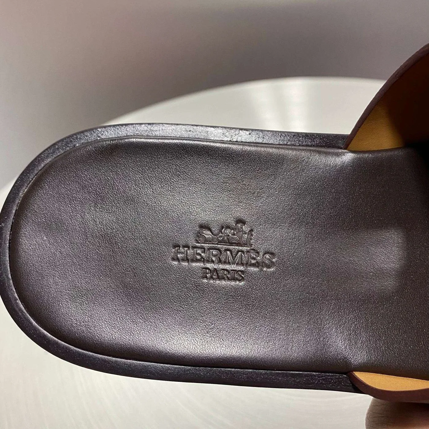 Hermes Oran Sandal Burgundy Hermes Oran Sandal Burgundy