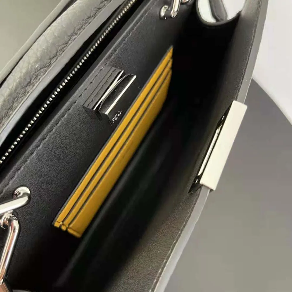 Fendi Peekaboo ISeeU XCross Black Leather Bag for Men Fendi Peekaboo ISeeU XCross Black Leather Bag for Men
