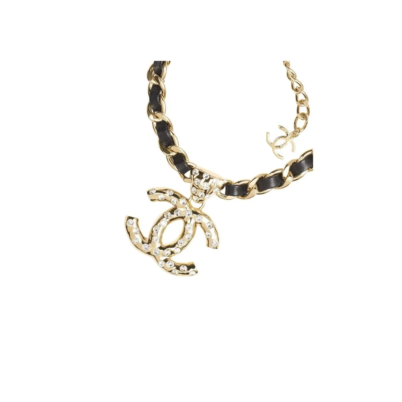 Chanel Necklace Gold And Black Chanel Necklace Gold And Black