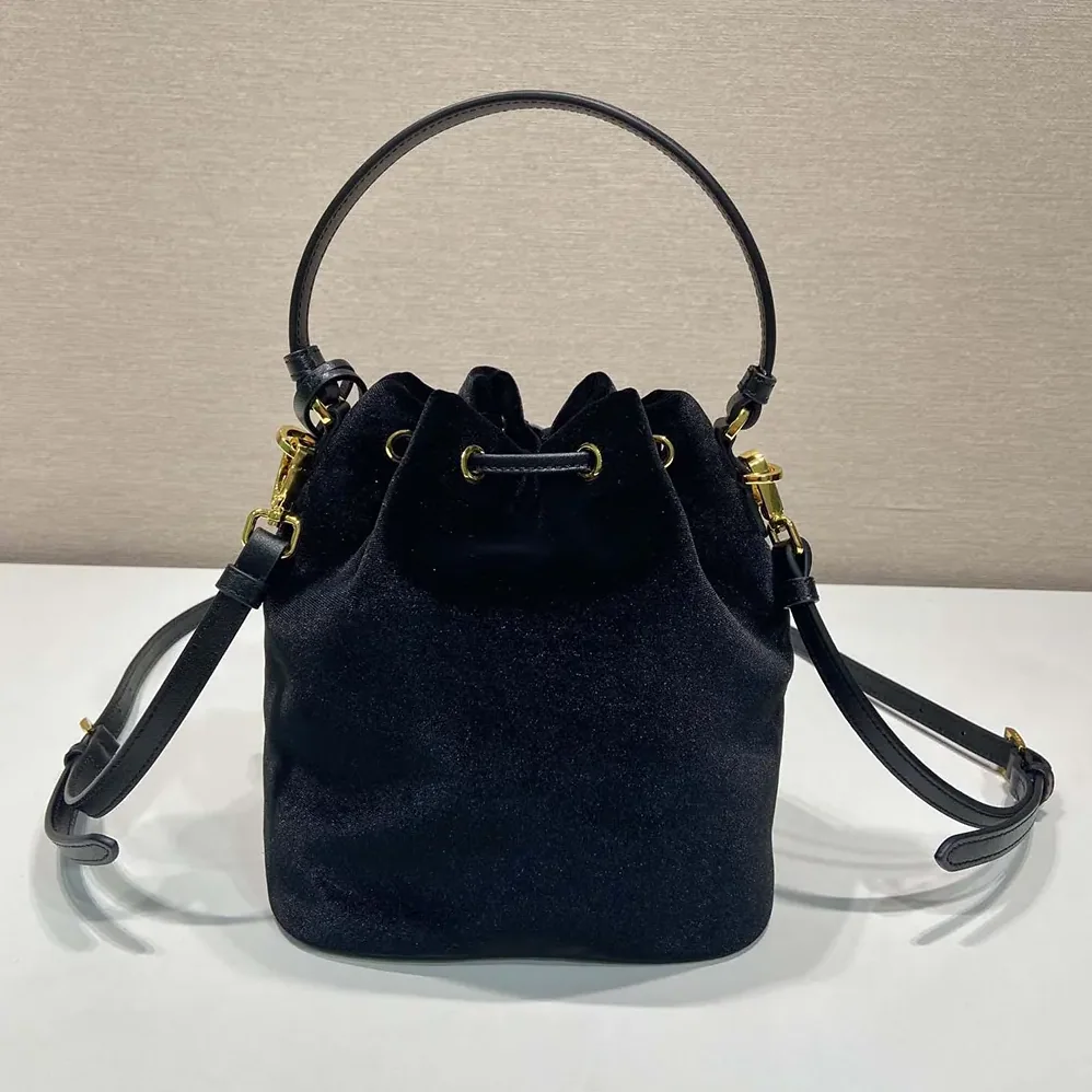 Prada Velvet Mini-bag with Nappa Leather Details for Women