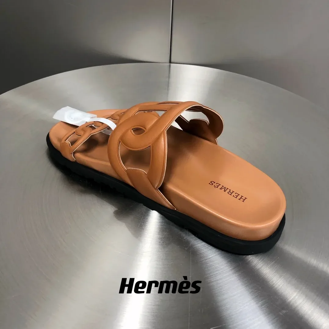 Hermes Extra Sandal Brown Hermes Extra Sandal Brown