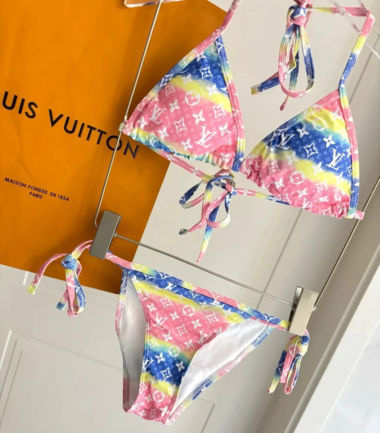 Louis Vuitton Triangle Bikini Multicolor Monogram Escale Louis Vuitton Triangle Bikini Multicolor Monogram Escale