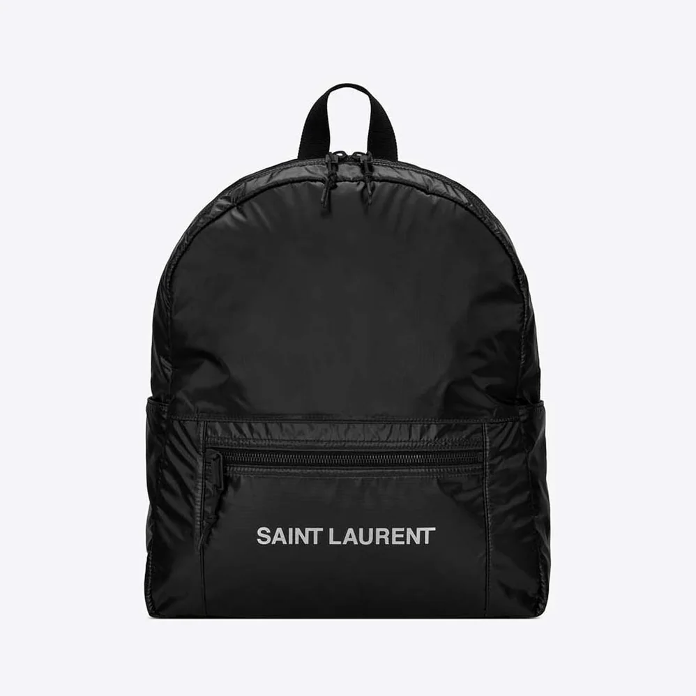 Saint Laurent YSL Nuxx Backpack in Nylon for Women in Black Saint Laurent YSL Nuxx Backpack in Nylon for Women in Black