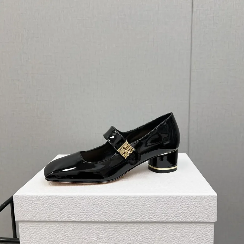 Dior Miss Dior Pump Black Patent Calfskin for Women Dior Miss Dior Pump Black Patent Calfskin for Women