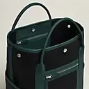 Hermes Garden Party Pockets Vertical Bag Noir/Vert Cyprès /