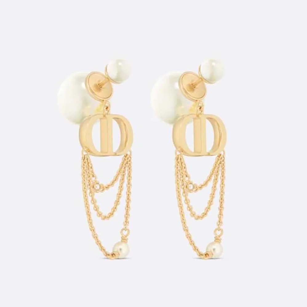 Dior Tribales Earrings Gold for Women in Finish Metal