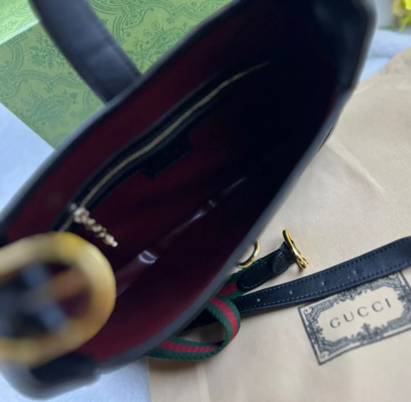 Gucci Jackie 1961 Small Shoulder Bag Black Gucci Jackie 1961 Small Shoulder Bag Black