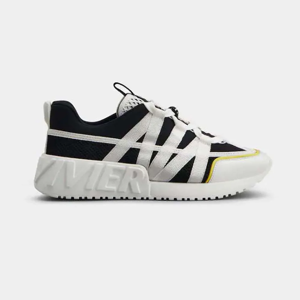 Roger Vivier Viv Go Lace Up Sneakers in Technical Fabrics for Women in Black