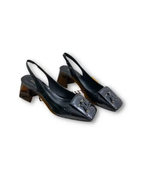 Louis Vuitton Shake Slingback Pump Black 1AB0TR