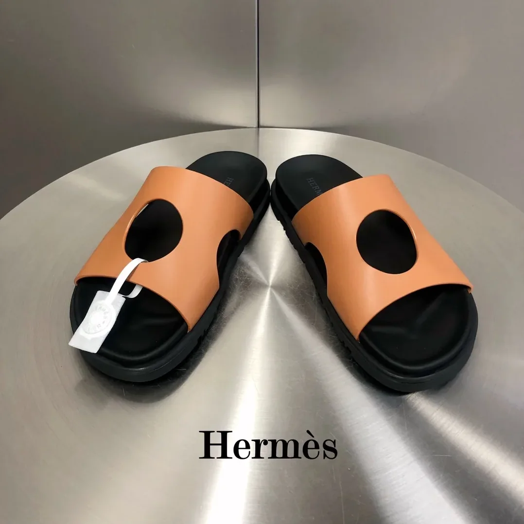 Hermes Edith Sandal Orange