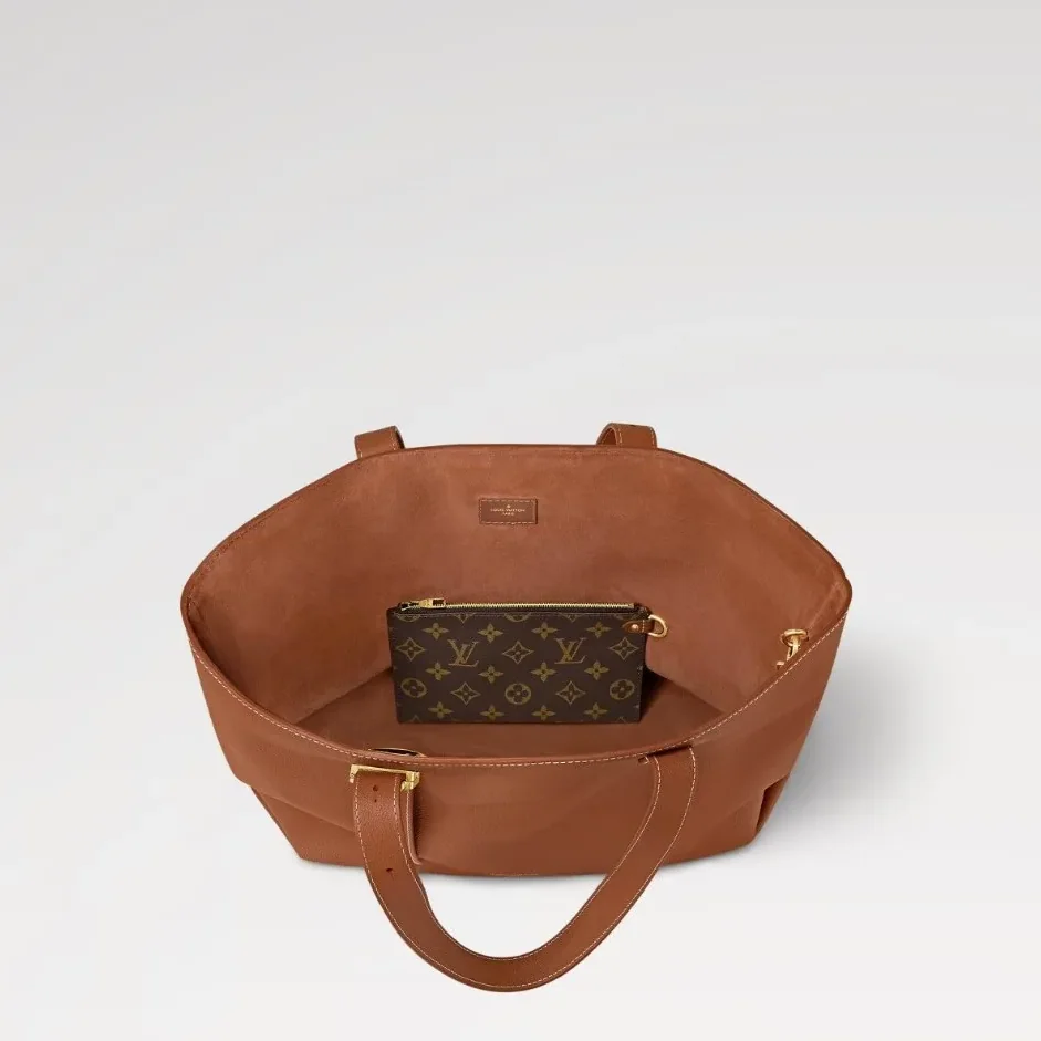 Louis Vuitton Low Key Cabas MM Bag Cognac Brown /
