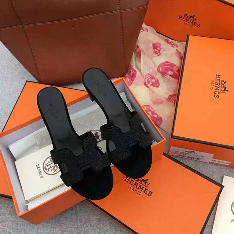 Hermes Shoes Oasis sandal 50mm Heel for Women in Black Hermes Shoes Oasis sandal 50mm Heel for Women in Black