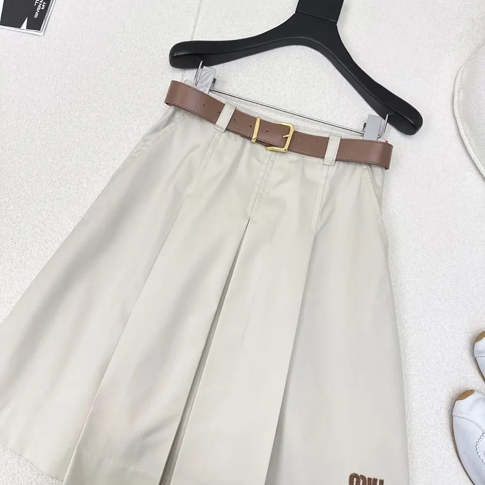 Miu Miu Panama Cotton Skirt for Women