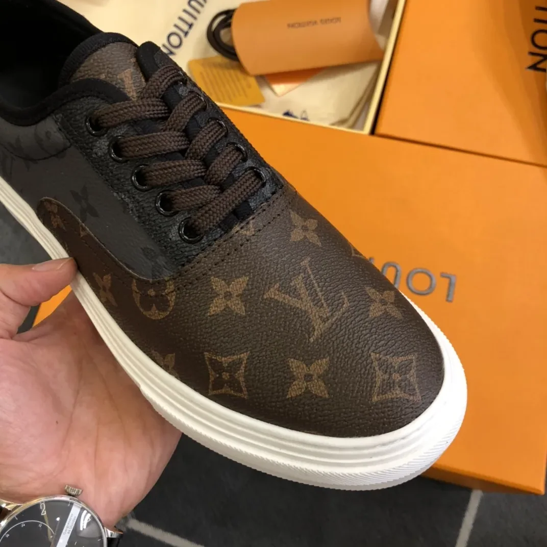 Louis Vuitton LV Trocadero Richelieu Sneaker Brown