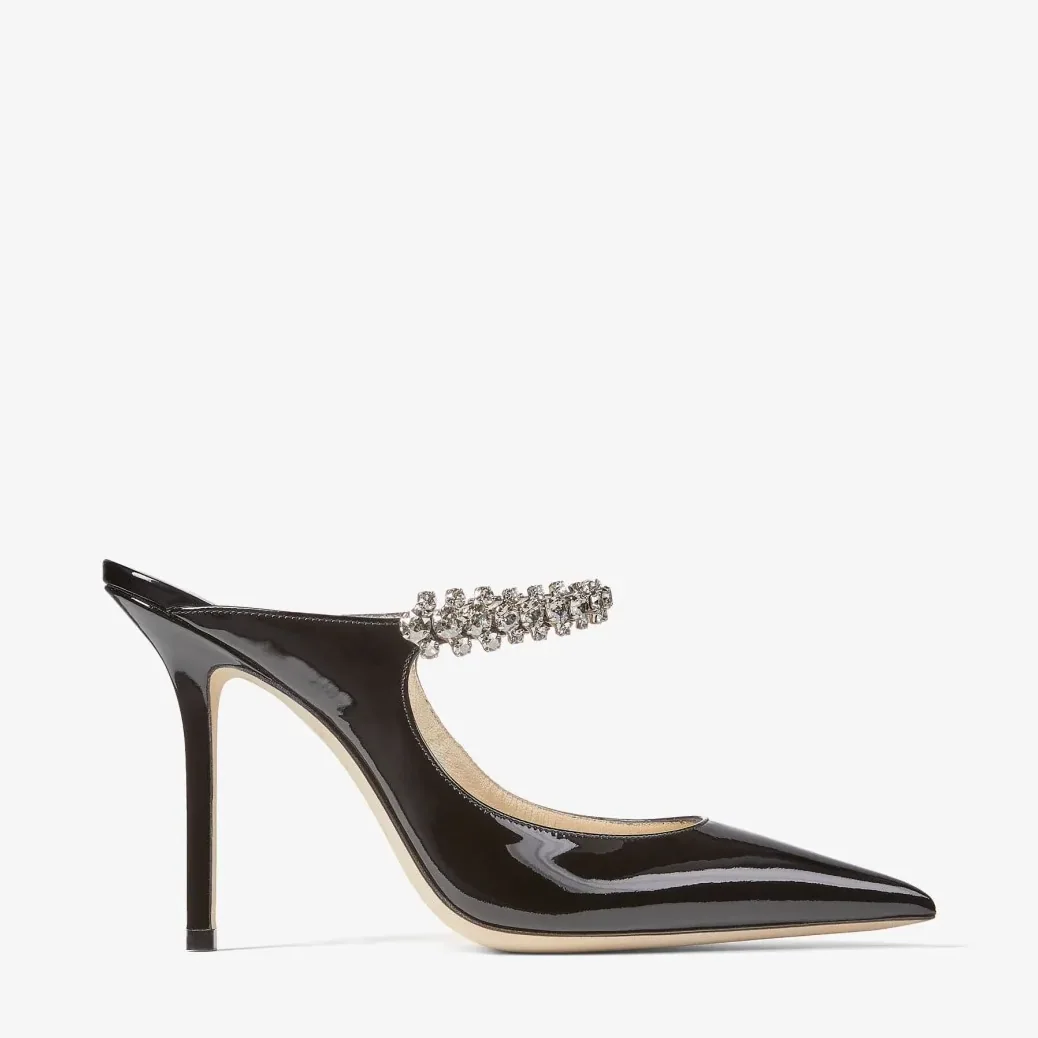 Jimmy Choo Bing 100 Black BING100PAT Jimmy Choo Bing 100 Black BING100PAT
