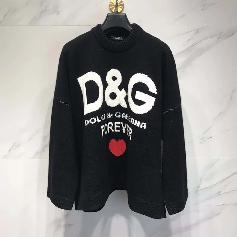 Dolce Gabbana D&G Cashmere Knit for Women in Black