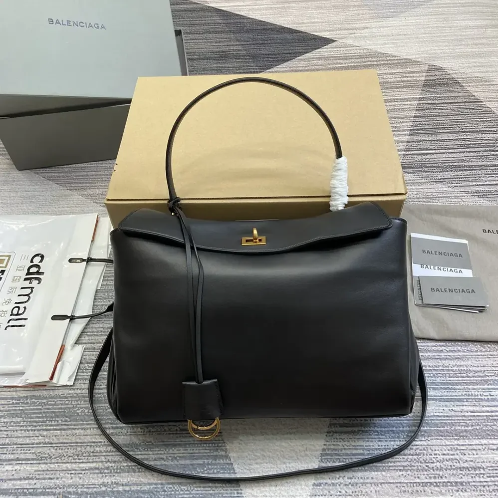 Balenciaga Rodeo Large Handbag in Black for Women Balenciaga Rodeo Large Handbag in Black for Women