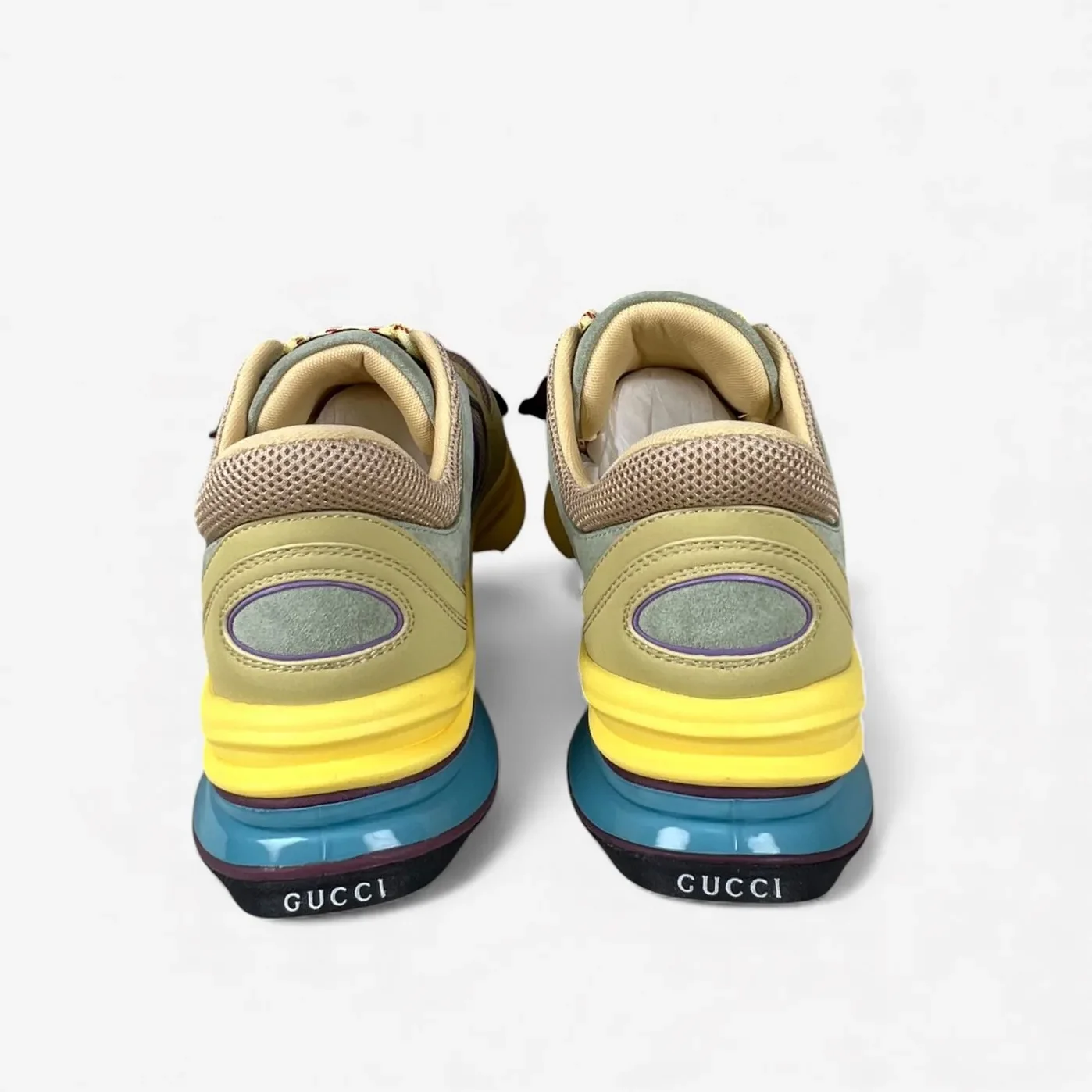 Gucci Gucci Run Sneaker Yellow for Women Gucci Gucci Run Sneaker Yellow for Women