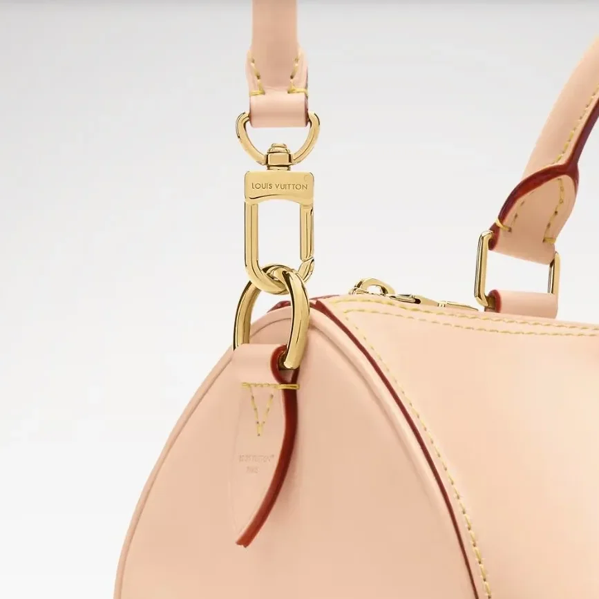 Louis Vuitton Speedy Soft 30 Top Handle Bag in Beige Gold Hardware Louis Vuitton Speedy Soft 30 Top Handle Bag in Beige Gold Hardware