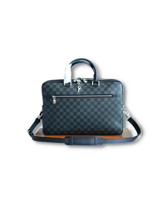 Porte Documents Jour Damier Gray /
