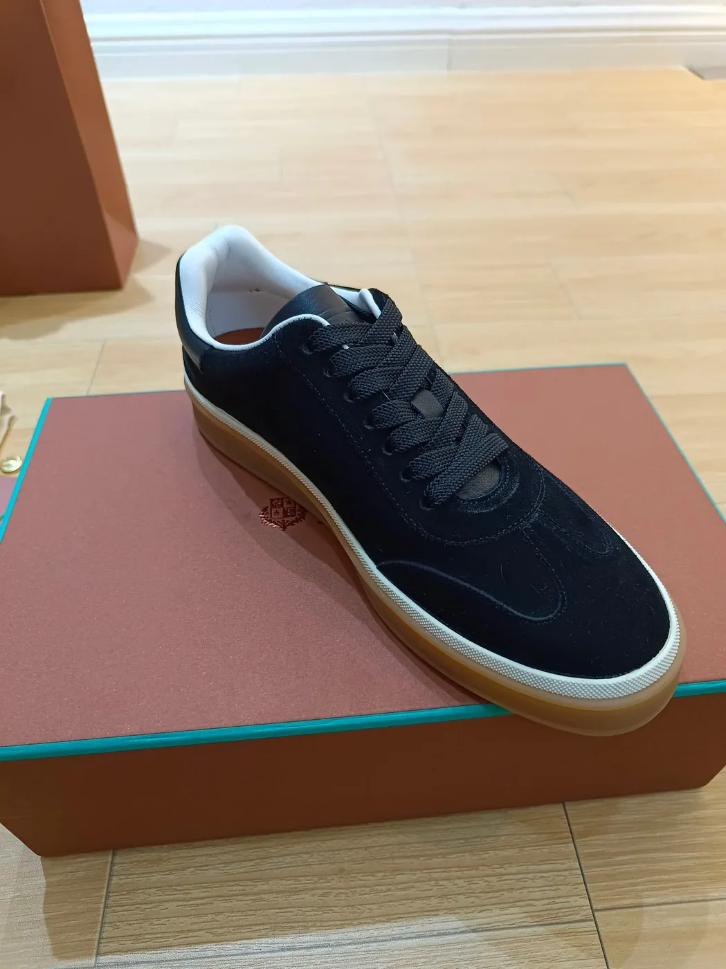 Loro Piana Tennis Walk Sneakers Navy Blue Loro Piana Tennis Walk Sneakers Navy Blue