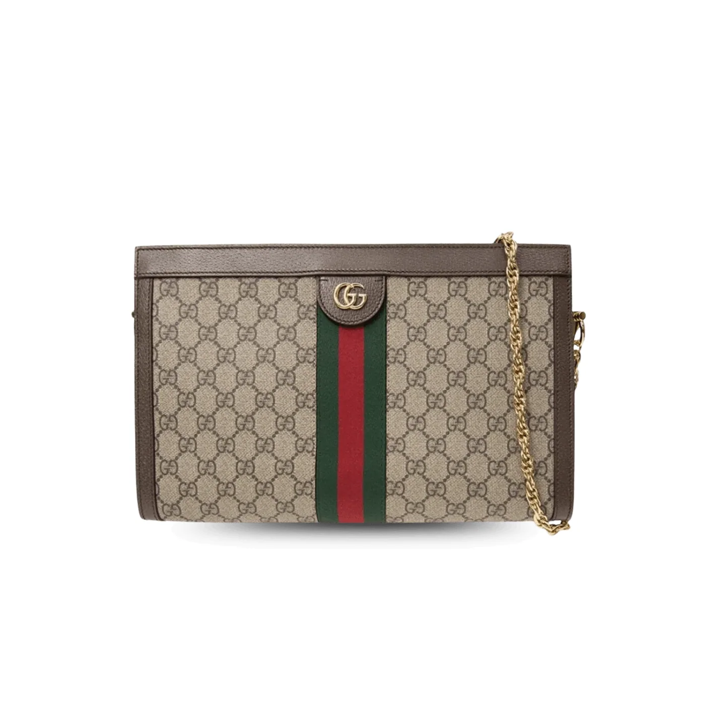 Gucci Ophidia Medium Shoulder Bag / Beige Ebony GG Supreme Canvas Gold Hardware Gucci Ophidia Medium Shoulder Bag / Beige Ebony GG Supreme Canvas Gold Hardware