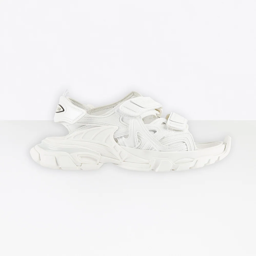 Balenciaga Track Sandal in White Neoprene and Rubber for Women Balenciaga Track Sandal in White Neoprene and Rubber for Women
