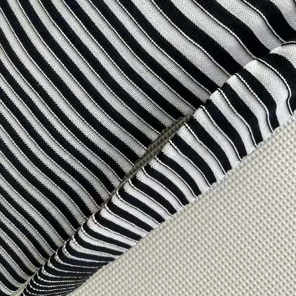 Balmain Sailor-Striped Cotton for Women in Blend Knit Dress Balmain Sailor-Striped Cotton for Women in Blend Knit Dress