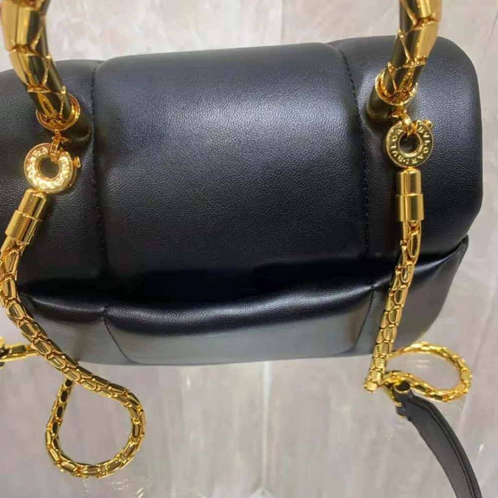 Bvlgari Serpenti Reverse Top Handle for Women in Black Bvlgari Serpenti Reverse Top Handle for Women in Black