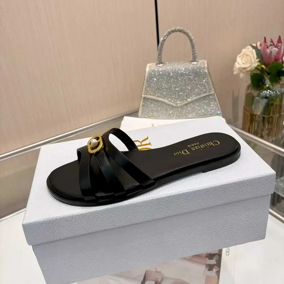 Dior 30M Slide Black Calfskin for Women Dior 30M Slide Black Calfskin for Women