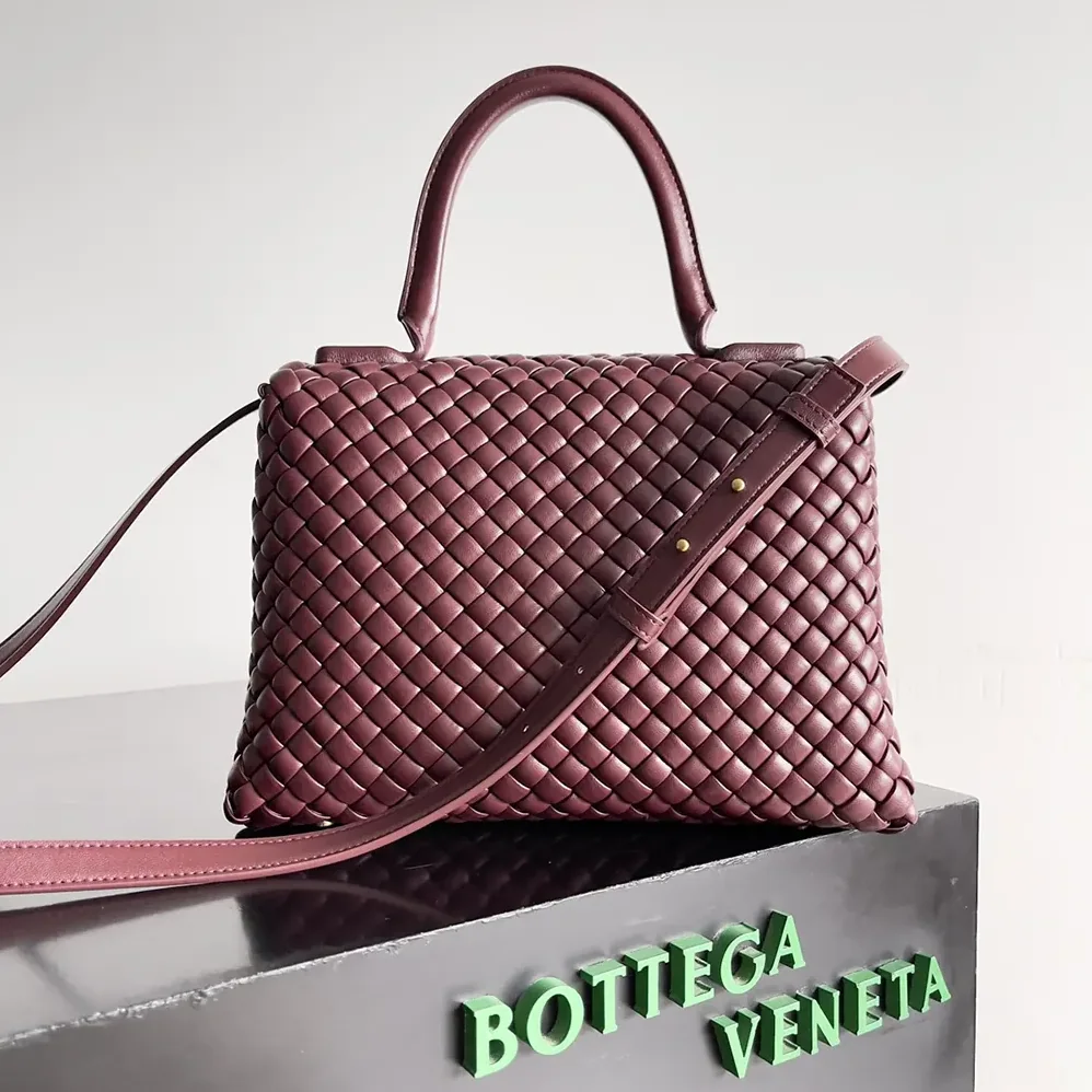 Bottega Veneta Patti Shoulder Bag in Padded Intreccio Leather for Women