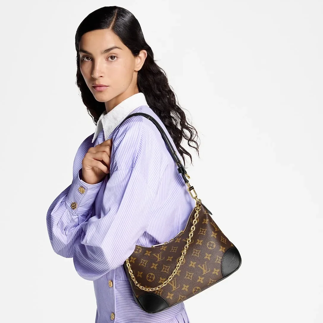 Louis Vuitton Boulogne Monogram Canvas Brown / LV