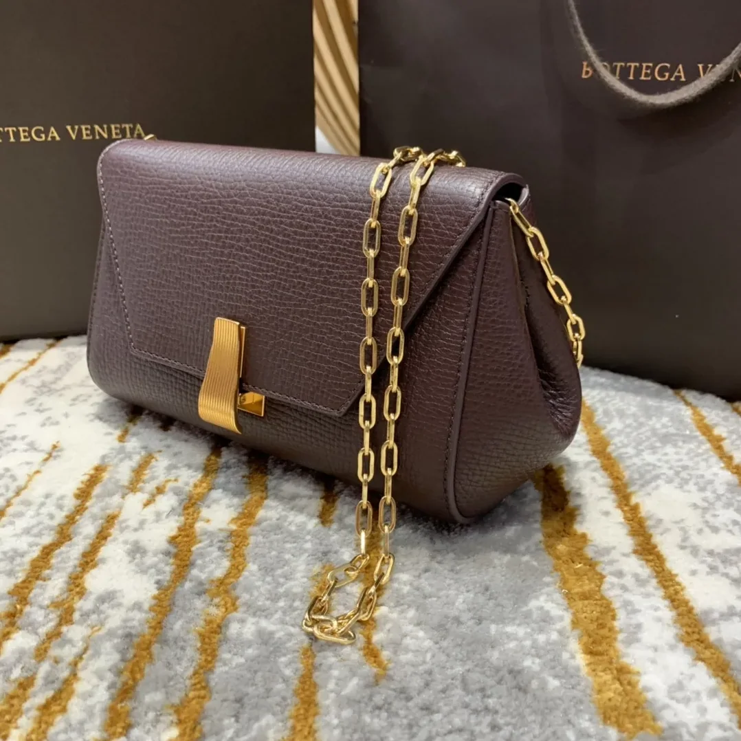 Bottega Veneta Angle Palmellato Mini Crossbody Bag in Burgundy Gold Hardware Bottega Veneta Angle Palmellato Mini Crossbody Bag in Burgundy Gold Hardware