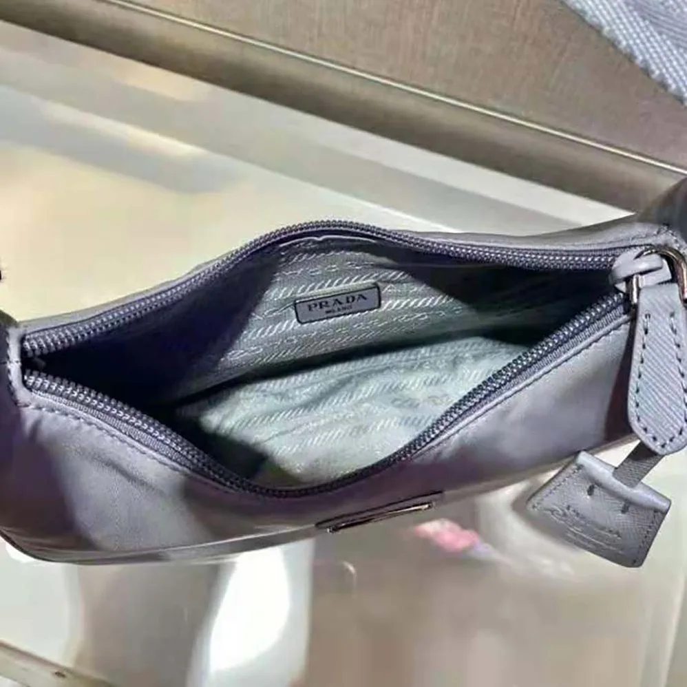 Prada Re-Nylon Re-Edition 2000 Mini-Bag for Women in Silver