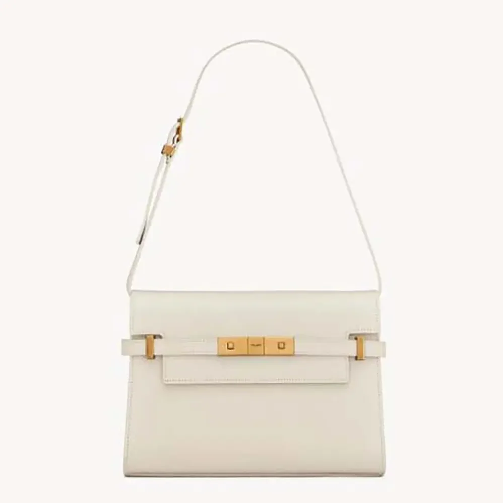 Saint Laurent YSL Manhattan Small in Box Saint Laurent for Women in White Saint Laurent YSL Manhattan Small in Box Saint Laurent for Women in White