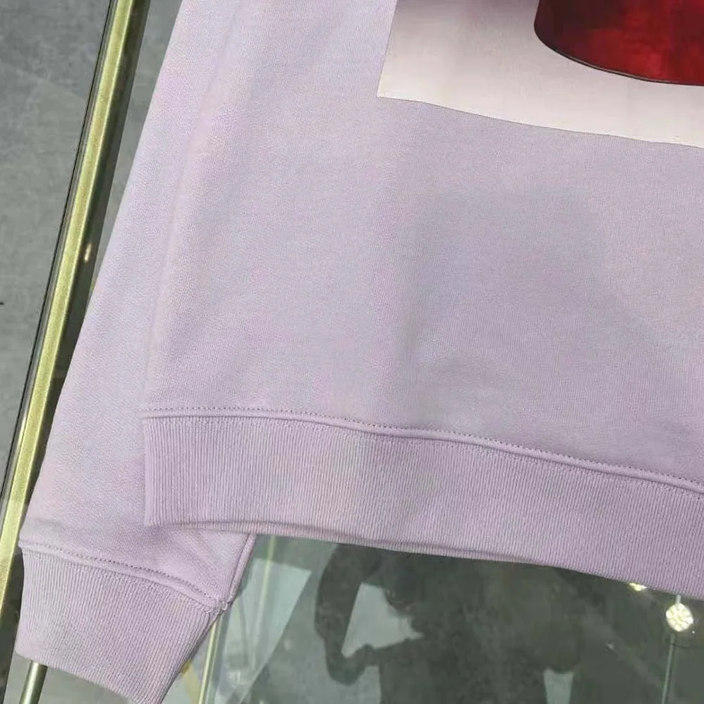 Loewe Ceramic Print Sweatshirt in Cotton for Women in Purple Loewe Ceramic Print Sweatshirt in Cotton for Women in Purple