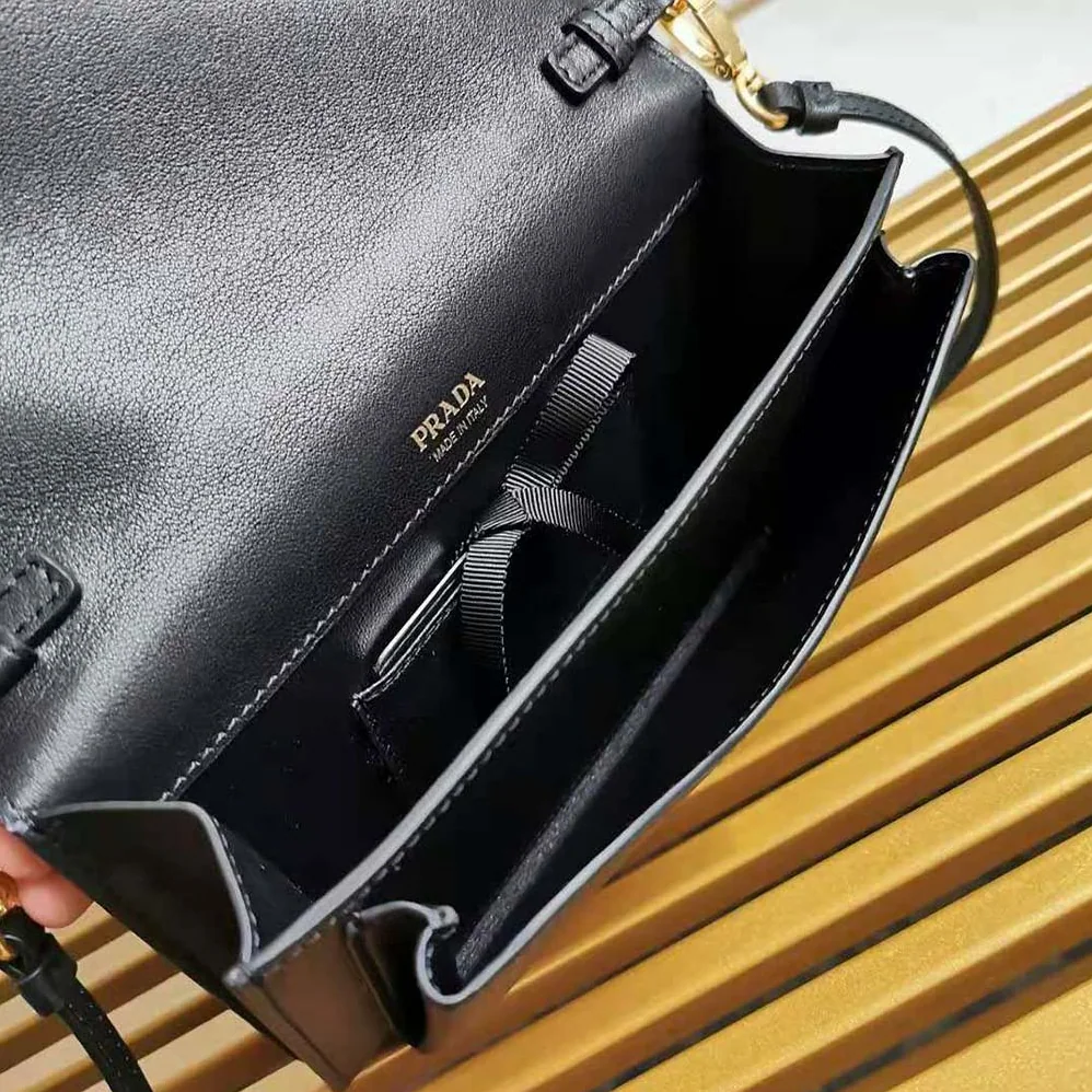 Prada Ladies Saffiano Leather Mini Bag in Black Prada Ladies Saffiano Leather Mini Bag in Black