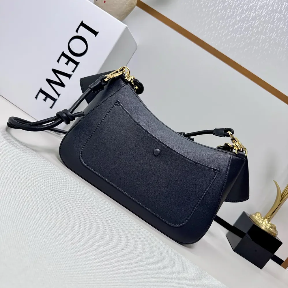 Loewe Medium Ola Bag in Smooth Calfskin for Women in Black