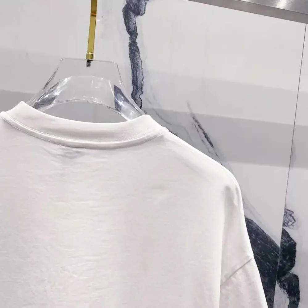 Loewe Relaxed Fit T-shirt in Cotton for Men in White Loewe Relaxed Fit T-shirt in Cotton for Men in White