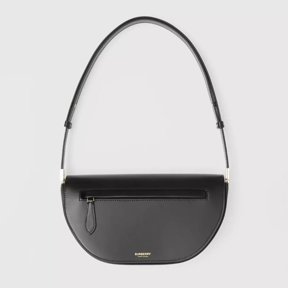 Burberry Small Leather Olympia Bag for Women in Black Burberry Small Leather Olympia Bag for Women in Black