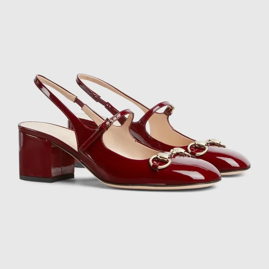 Gucci Horsebit Pump Red