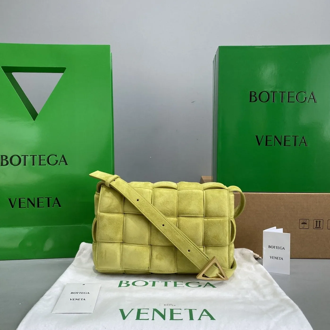 Bottega Veneta Padded Cassette Yellow Bottega Veneta Padded Cassette Yellow