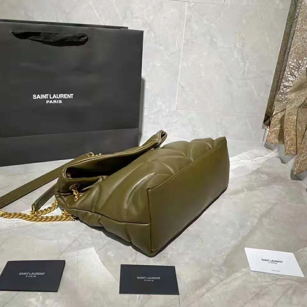 Saint Laurent YSL Puffer Medium Bag in Quilted Lambskin for Women