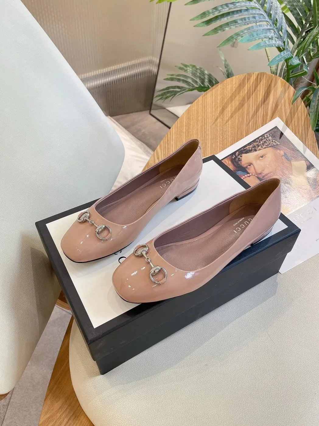 Gucci Ballet Flat With Horsebit Pink for Women