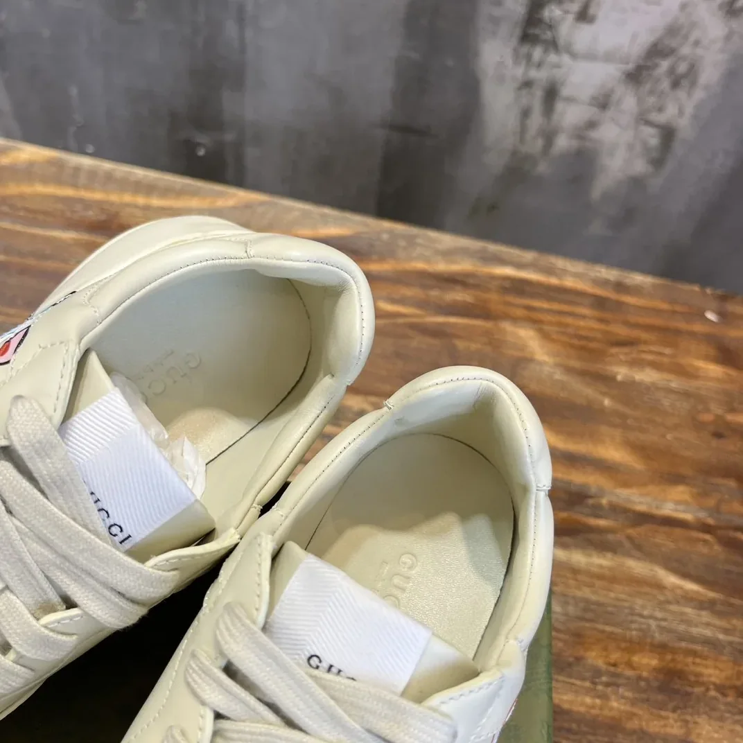 Gucci Rhyton Sneaker With Animal Print White Gucci Rhyton Sneaker With Animal Print White