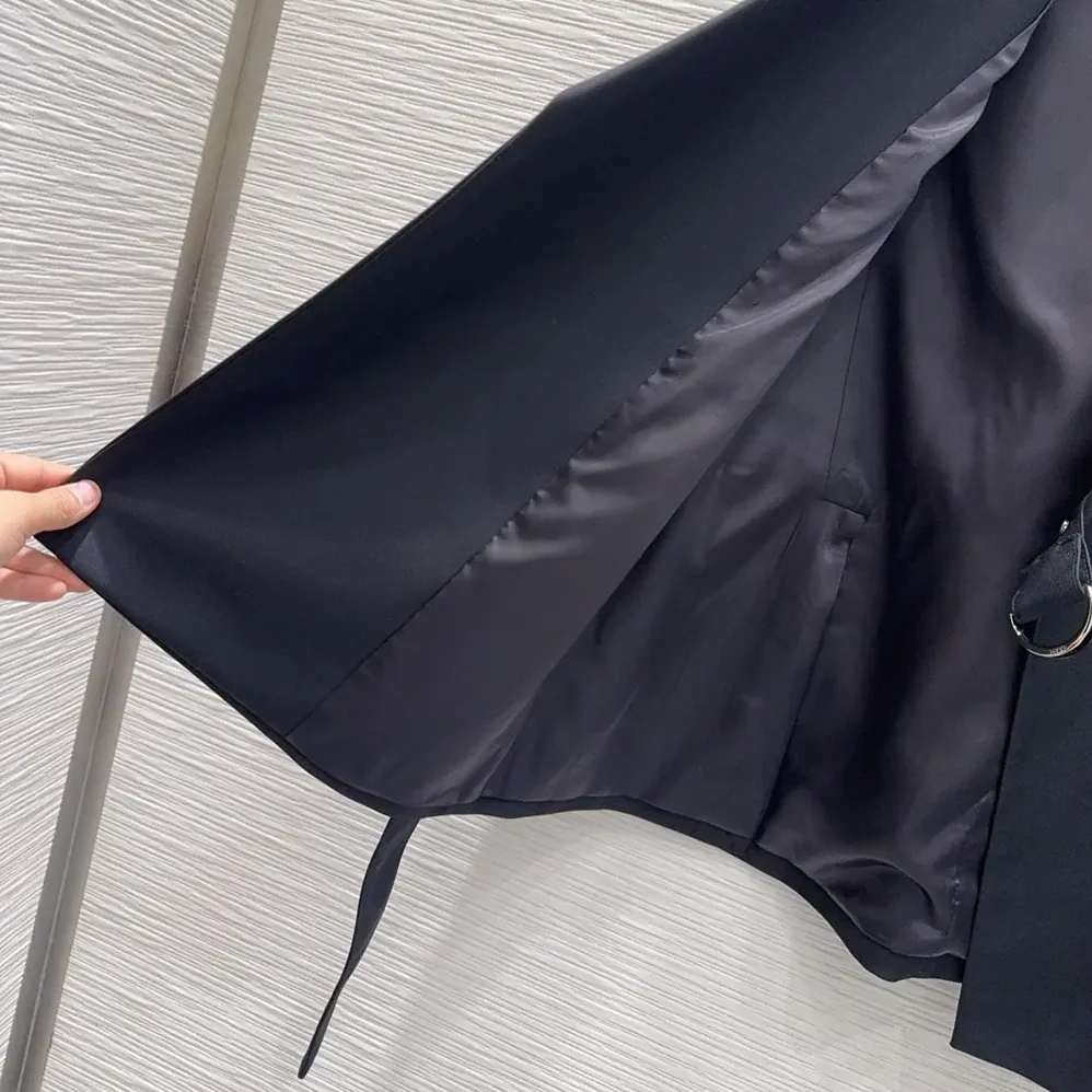 Loewe Draped Jacket In Wool for Women in Black
